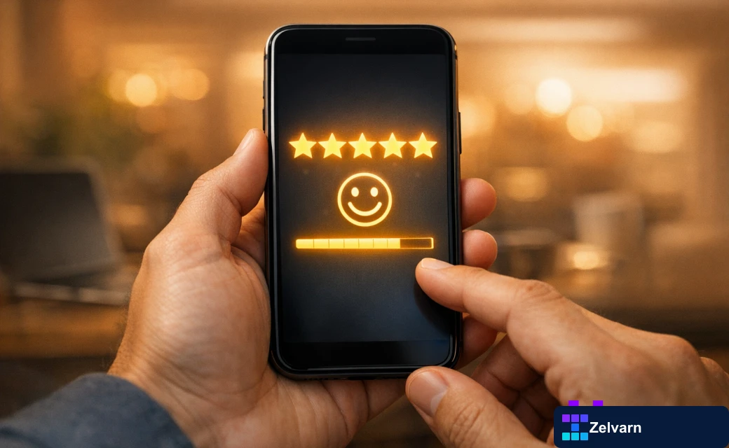 User satisfaction comparison scores bar chart