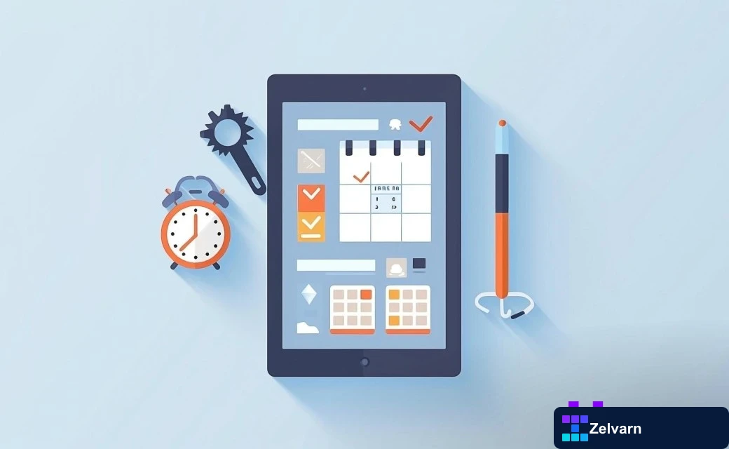 Checklist with pen ready for tasks