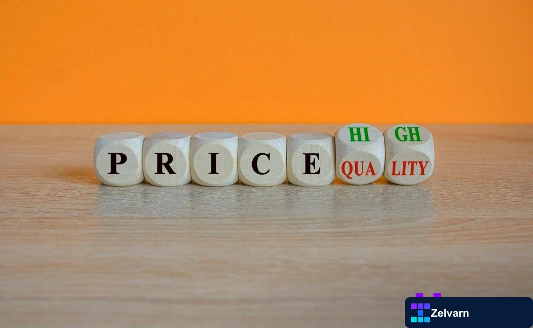 Comparison chart of free and paid plans